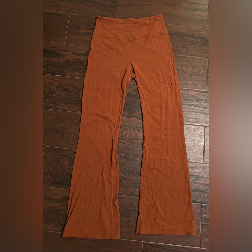 Lululemon Orange Flared Pants!!